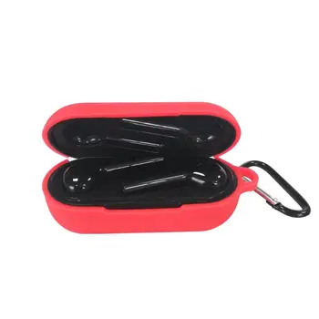 

Silicone Protective Case Cover with Carabiner for FreeBuds Lite/Flypods Lite