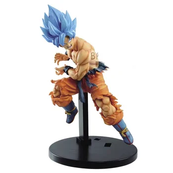 

Original Banpresto Dragonball Super Heroes Son Goku Blue Figure Day Fighters PVC action figure model Figurals