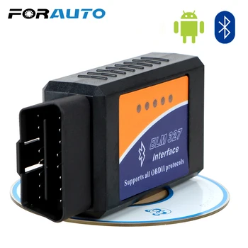 

FORAUTO Car Diagnostic Tool Scanner Bluetooth ELM327 OBDII Auto Diagnostic Tool for Android OBD2 ELM327 V2.1 OBD2 Code Reader