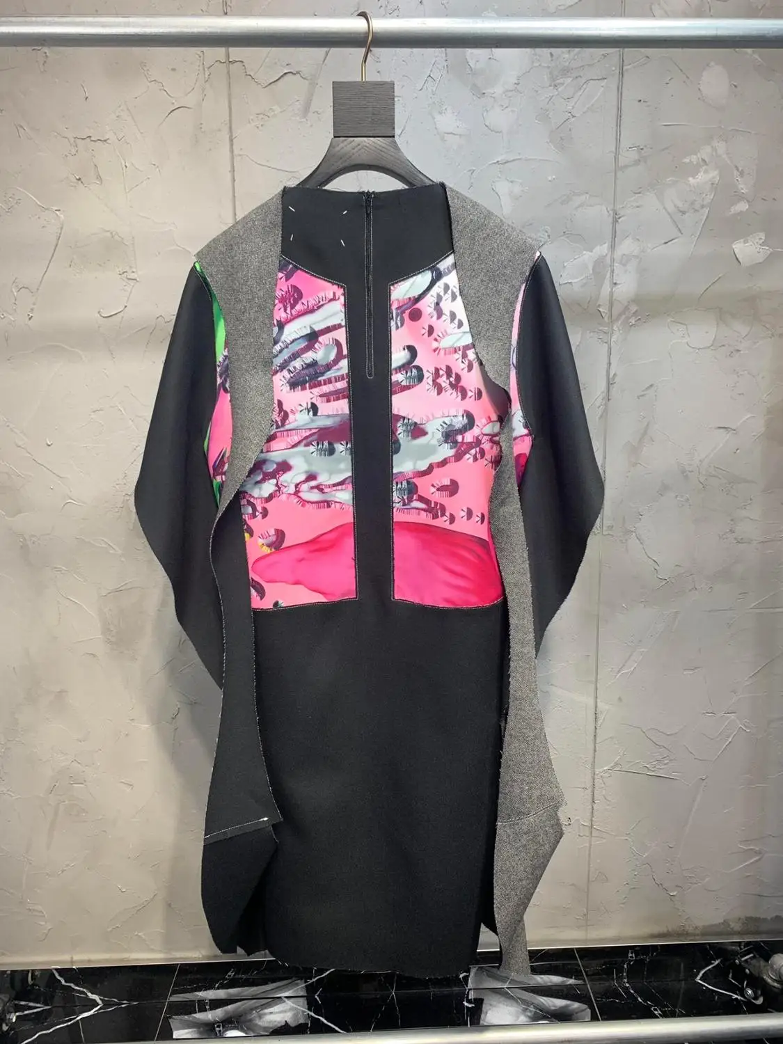 2019FW новые женские модные принты лоскутное платье женское Повседневное платье без рукавов ddxgz2v 9,02