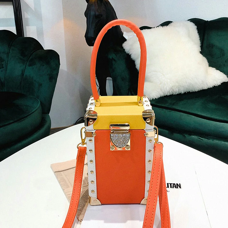 

Women Box Set Flap Mini Panelled Messenger Bag Crossbody Bags Women Genuine Leather Casual High Quality Desiger Ladies Handbag