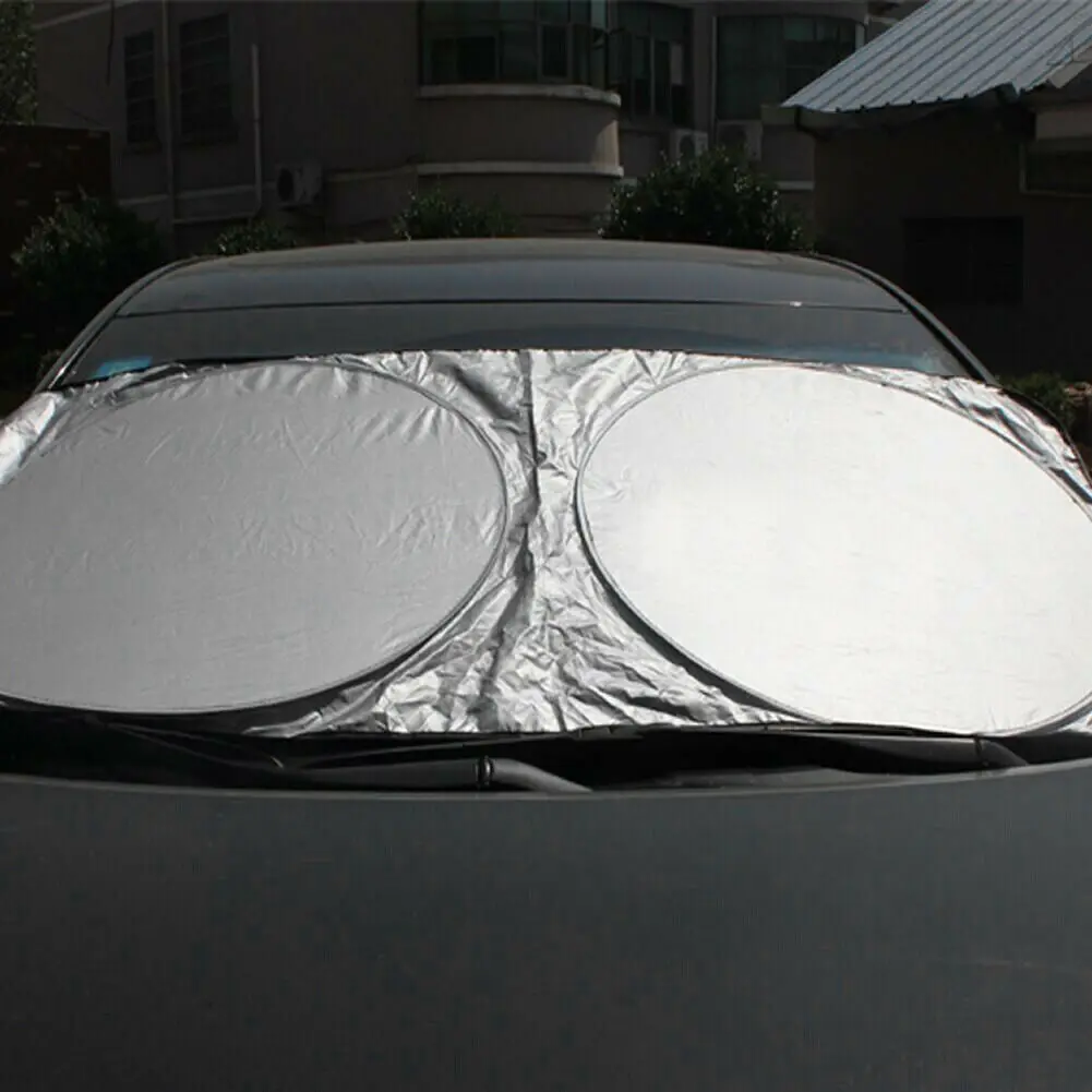 Универсальный автомобильный передний задний оконный козырек модуль для ветрового стекла, защита от солнца, защита от УФ-лучей, аксессуары