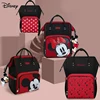 Minnie de Disney bolsa de pañales de Mickey, cochecito multifuncional para bebé, mochila de viaje para mamá, carga USB, grande, nuevo ► Foto 2/6