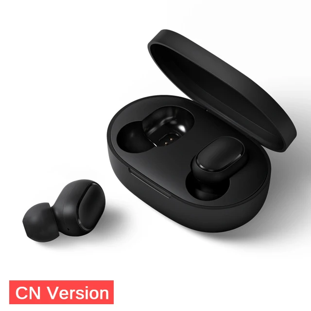 Оригинальные Xiaomi Redmi AirDots Беспроводные Bluetooth 5,0 наушники-вкладыши стерео бас наушники с микрофоном свободные наушники - Цвет: CN Redmi Airdots