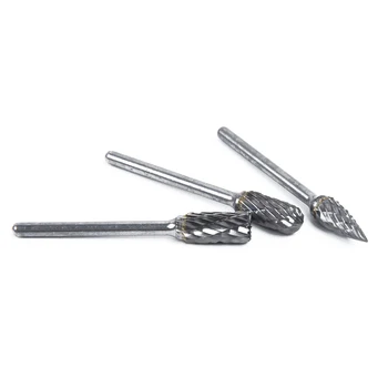 

Tungsten Carbide Rotary Burr Cutters 3mm/1/8 Set CNC Kit Carbide Rotary
