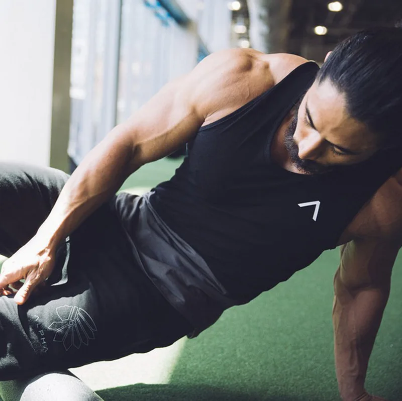 Детский спортивный жилет из чистого хлопка с эластичным соединением без рукавов