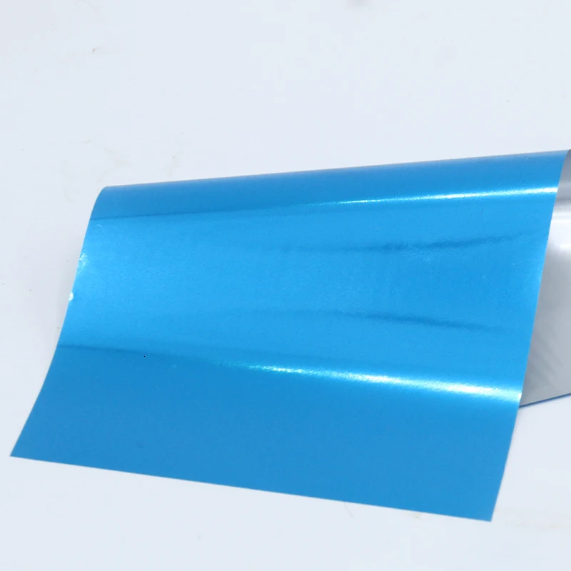 Blue sky 8x15 см тиснение фольги блестящая бумага алюминий ламинатор фольги DIY Искусство ремесло скрапбук упаковка для рождественских подарков карточная бумага - Цвет: Blue sky