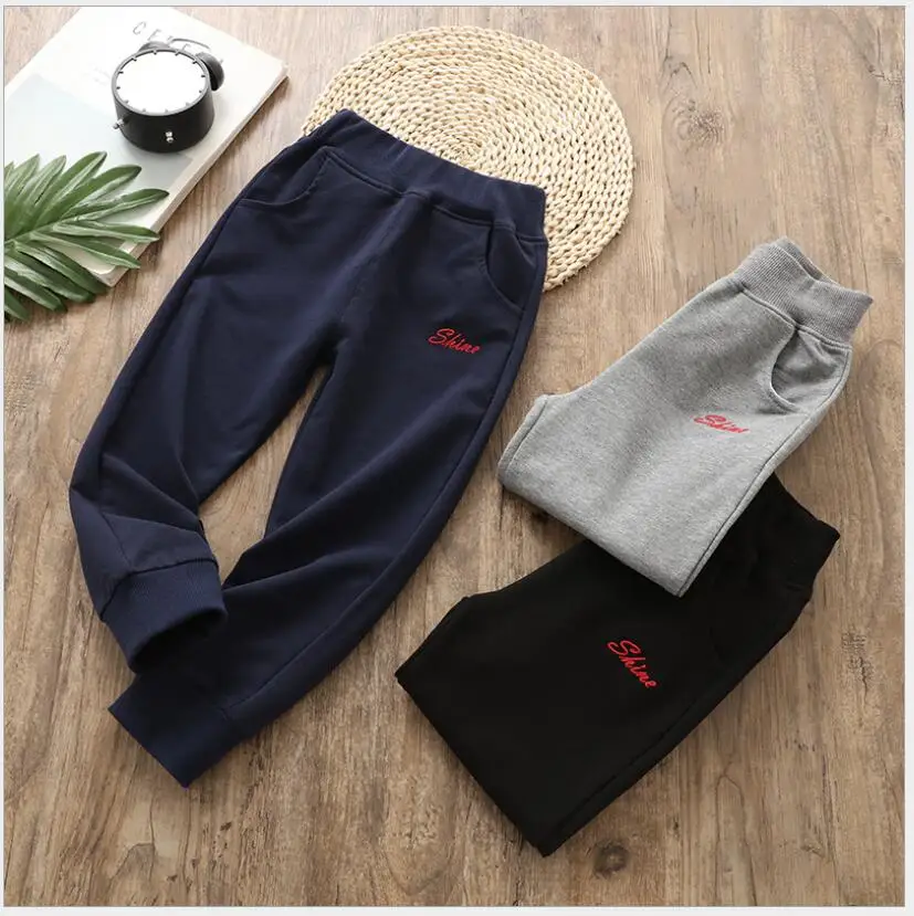 Autumn Cotton Sport Pants New Boy Pants Sweatpants Casual Sport Teenager Kids Clothes Boys Trousers