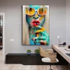 Abstract Graffiti Art Girls Canvas Art Posters And Prints Colorful Woman Art Canvas Paintings On the Wall Street Art Pictures ► Photo 2/6