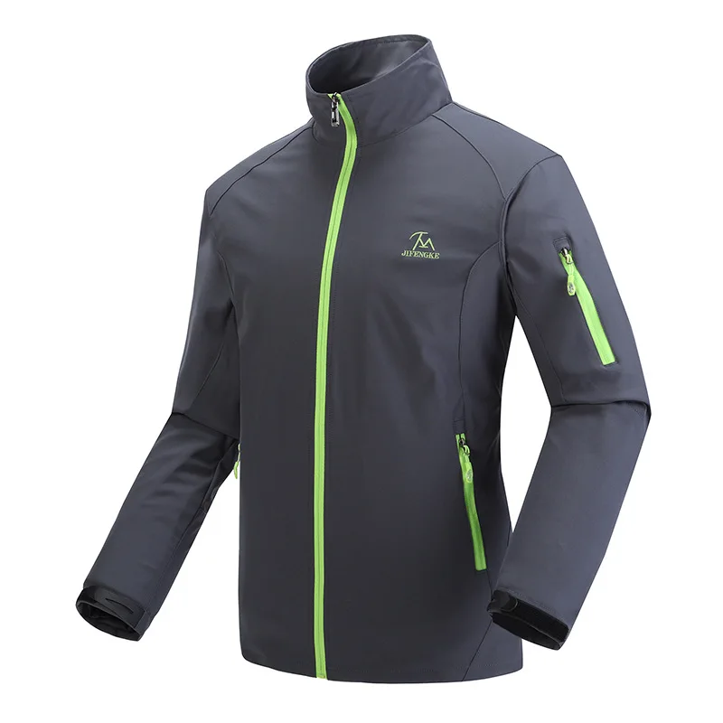 Весенняя и Осенняя уличная Однослойная Мужская GORE-TEX куртка, водонепроницаемая и дышащая тонкая мужская куртка для альпинизма