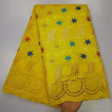 YL! швейцарская вуаль кружева в Швейцарии высокое качество последняя ткань из Дубая Африканское парчовое полотно для свадьбы 5 ярдов/партия! J102931