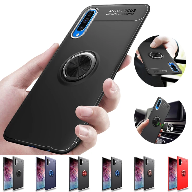 

Phone Case For Samsung Note10 pro /Note10/Note 9/S10E/S9/ S 9 Plus / S8Plus Invisible Ring Phone Stand Anti-Fingerprint Cover
