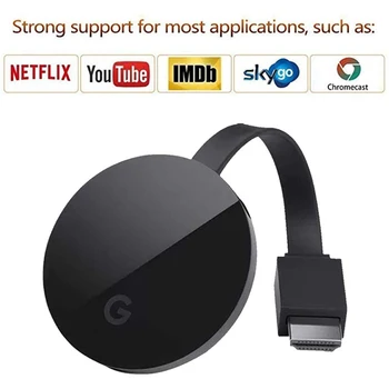 

Google Chromecast 1080P Wireless HDMI Display Adapter,iPhone Ipad Miracast Dongle for TV,Upgraded Streaming Transmitter
