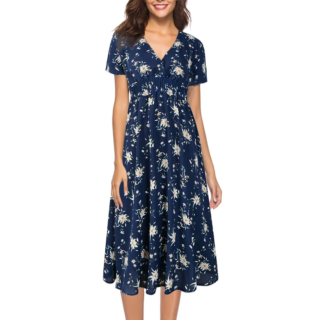 Knee-Length Dress Women