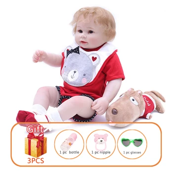 

48cm Baby Doll Reborn Dolls Baby Toys Full Body Soft Silicone Lifelike Newborn Handmade Toddlers Realistic Doll Gifts Kids Toy