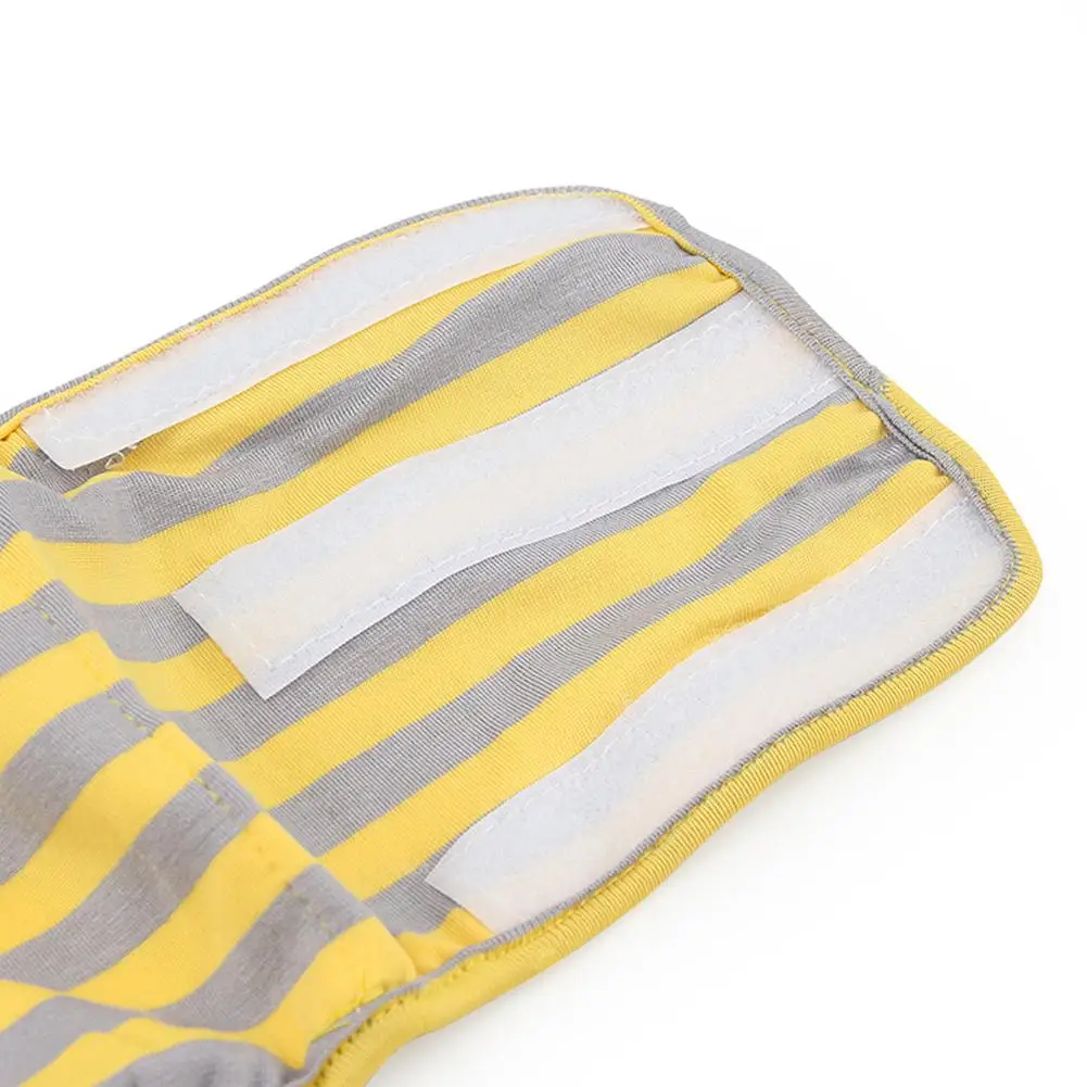 HobbyLane Cute Bee Shape Striped Cotton Pet Sanitary Pants for Male Dogs Poodle Teddy