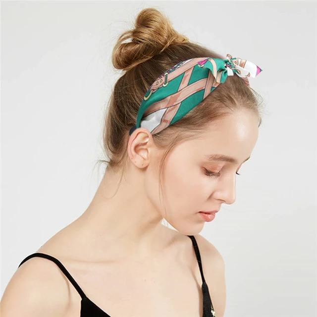 Bandeaux de sauna larges solides pour femmes et filles, bandeau à rayures  en tissu, cerceau à cheveux, accessoires pour vêtements de sauna -  AliExpress