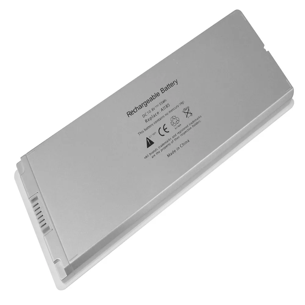 LMDTK Белый Аккумулятор для ноутбука Apple MacBook 1" A1185 A1181 MA561 MA561FE/A MA561G/A MA254