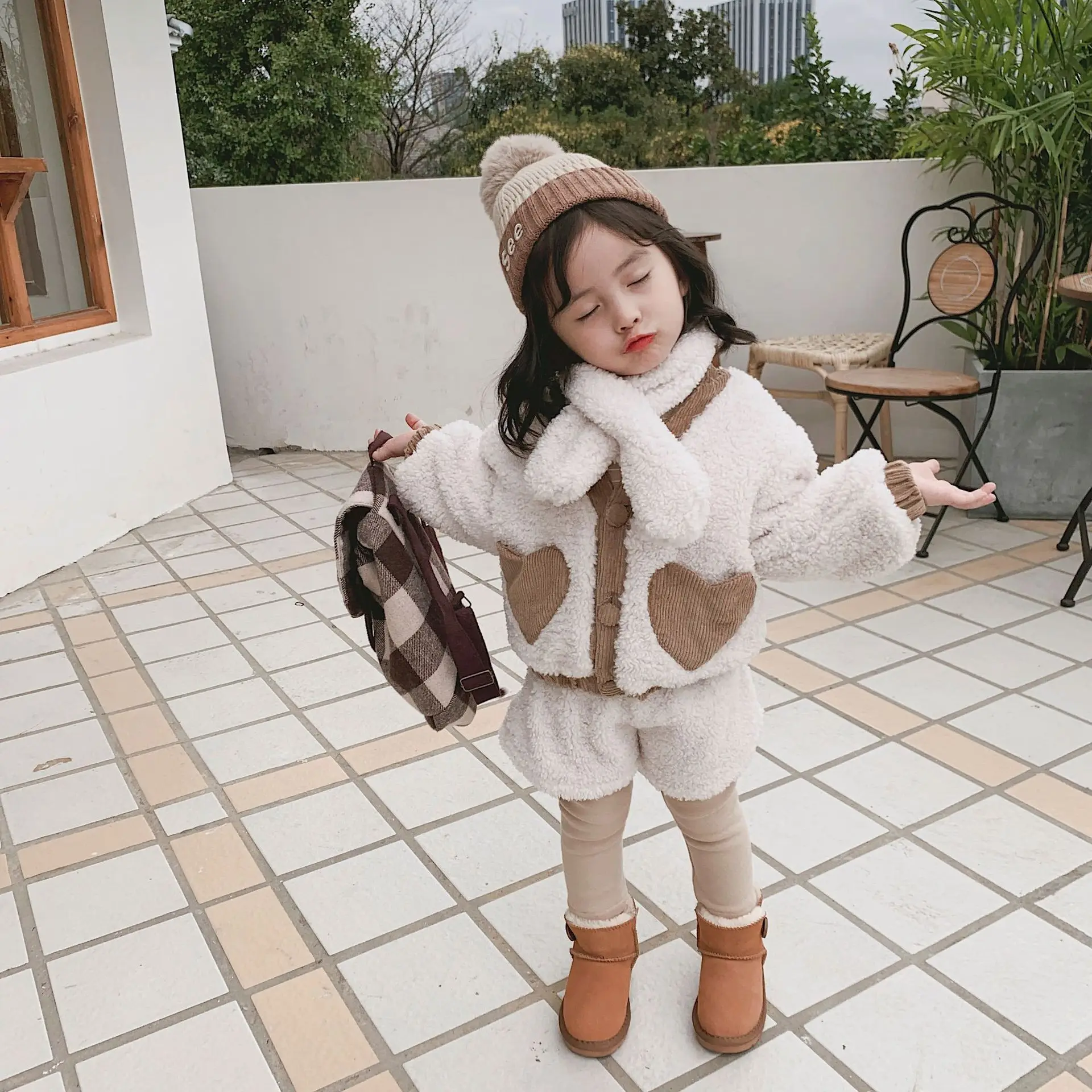 Оптовая продажа Осень с длинными рукавами Красочные Симпатичные babysuit/комбинезон + милые большие бедра брюки Костюмы для малышей/Набор для