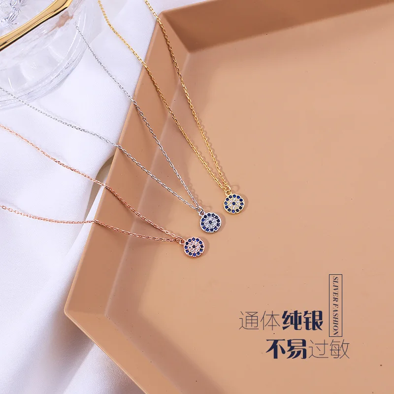 

Korean-style Simple MORI Series Creative Necklace Women's Demon Eye of the Pendant Choker Birthday Gift