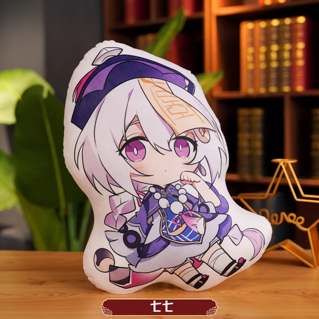 Genshin Impact Zhongli Tartaglia Xiao Venti Diluc Kaeya Paimon Keli Cosplay Anime Plush Toys Kawaii Cartoon Pillow Specification qiqi