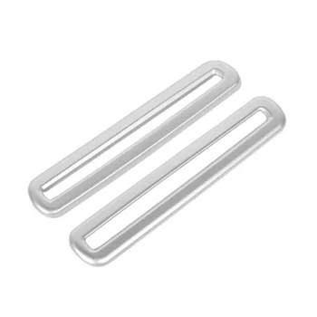 

1Pair Door Air Outlet Vent Cover Trim Bezels Sliver For Dodge Challenger 2015+ Door Air Conditioner Vent Cover Trims
