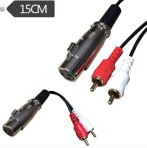 Rca монокристалльный аудиовход 2RCA на XLR Canon Cannon открытый/мужской двойной лотоса