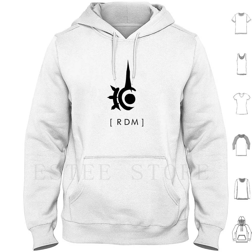 Red Mage Felpe Con Cappuccio Manica Lunga Ff14 Job Class Astrologian Bard Black Mage Blue Mage Dancer Dark Knight Dragoon