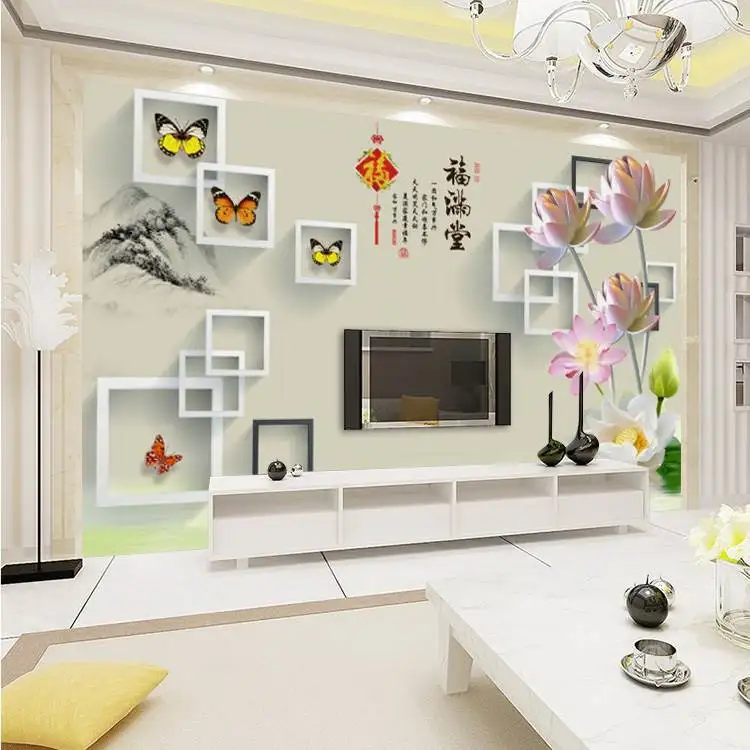 

Elegant Room Orchid Simple 3D Wallpaper Flower Mural Living Room Sofa Bedroom Bedside Large TV Backdrop Cloth