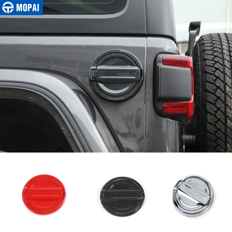 Chrome Car Gas Fuel Tank Cap Cover for Jeep Wrangler JL 2018 Up Car Accessories