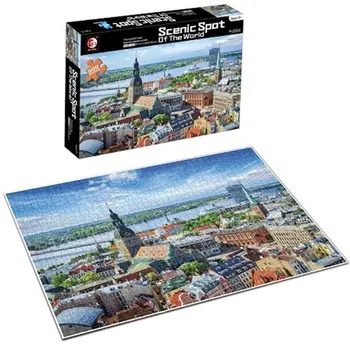 

500 Pieces Paper Jigsaw Puzzles Floor Puzzle Intellectual Game Learning Education Decompression Toys for Adults Kids - 88039