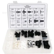 146 штук в штучной упаковке Пряжка Применимая Toyota Mitsubishi автомобиля тело нейлоновые зажимы Зажим пластиковый гвоздь