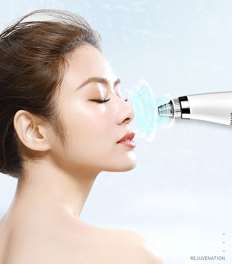 Electric Acne PoreRemover Microdermabrasion Blackhead Remover Face Skin Vacuum Pore Cleaner Suction Facial Skin Care Tools