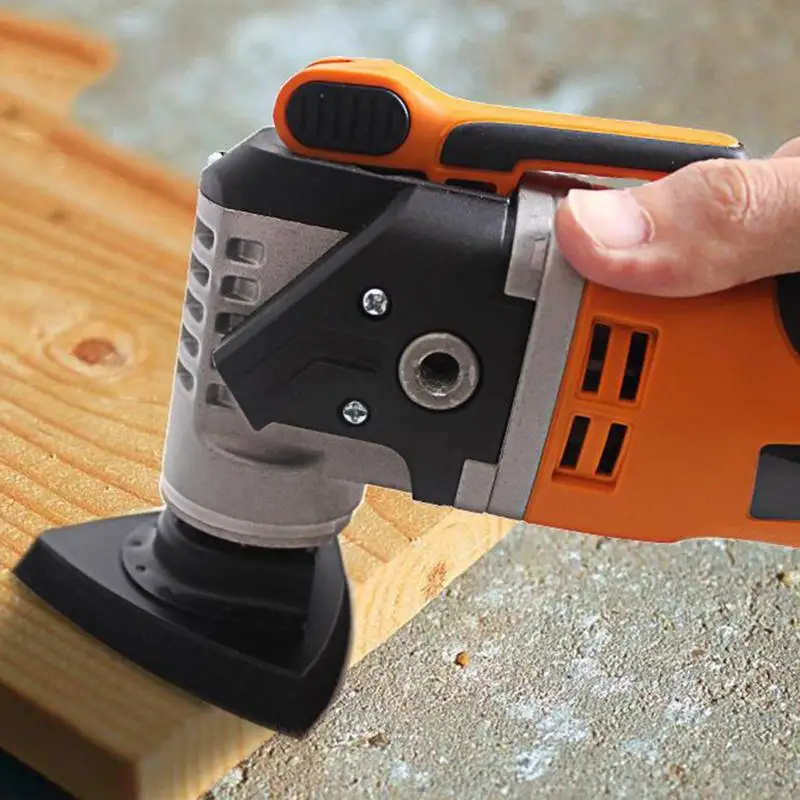 

1 Pc Black Triangular Sanding Oscillating Tool Sanding Pad Quick Release Fits For Dremel Multi Tool 82mm
