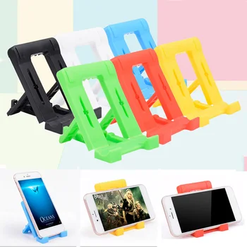 

1PC Hot Sale Practical Mini Plastic Phone Tablet Bracket Holder for iPhone Samsung Ipad Folding Tablet Holder Universal Holder