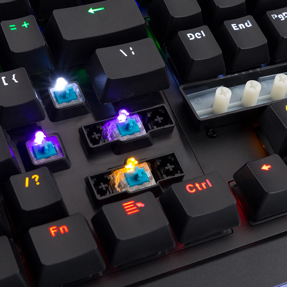 Magic Refiner MK8 механическая клавиатура Проводная 108 клавишей эргономичный дизайн светодиодный подсветка переключение игровая клавиатура для ПК ноутбука