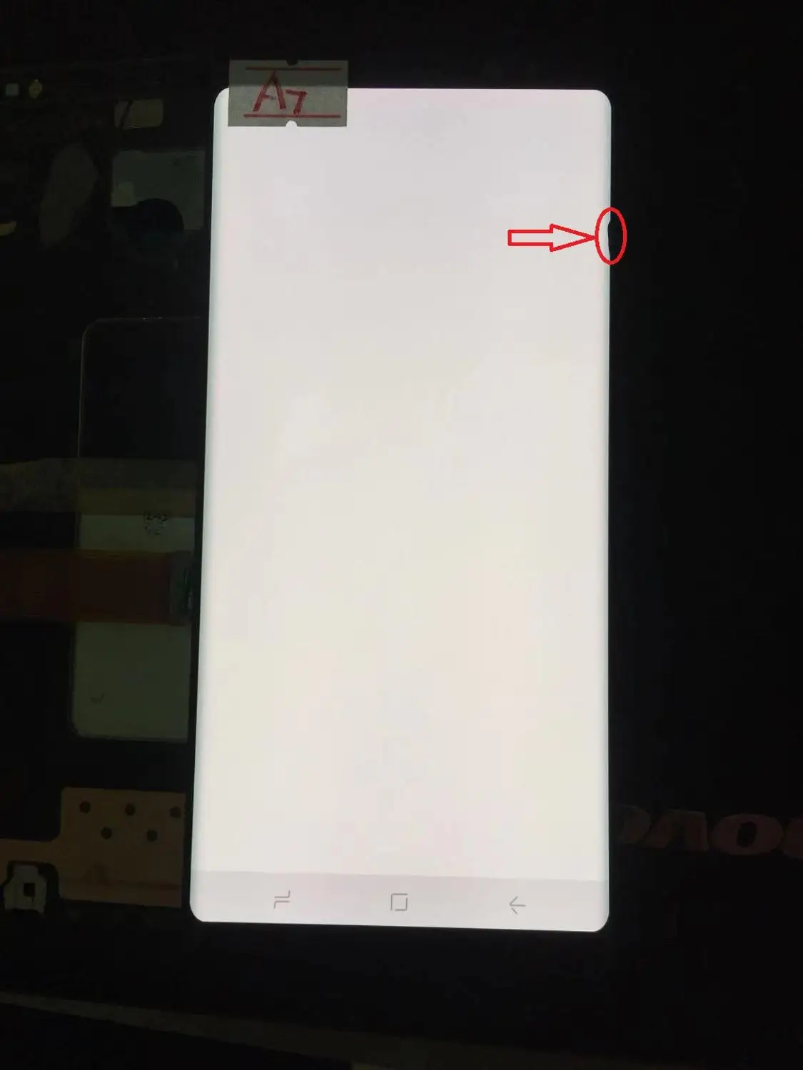 AMOLED lcd для SAMSUNG Galaxy дисплей NOTE8 lcd N950U N950A N950F кодирующий преобразователь сенсорного экрана в сборе с черной точкой - Цвет: NO.A7
