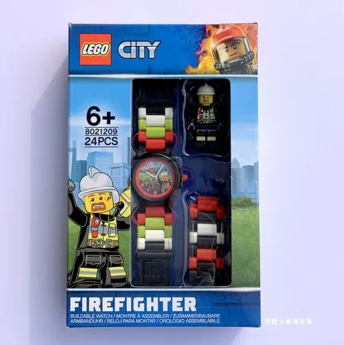 Marvel Avengers Iron Man Hulk Star Wars Kylo Ren Darth Vader Chirldren Watch Kawaii Toys Gifts Anime Favorites Collect Ornaments FIREFIGHTER