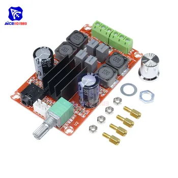 

diymore TPA3116D2 Dual Channel 2*50W Stereo Power Amplifier Board TPA3116 Adjustable Digital Amplifier Module XH-M189 DC 24V