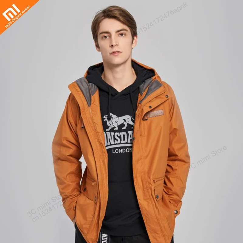  Original xiaomi mijia men's sports outdoor jacket windproof warmth 4 windproof men's jacket smart h