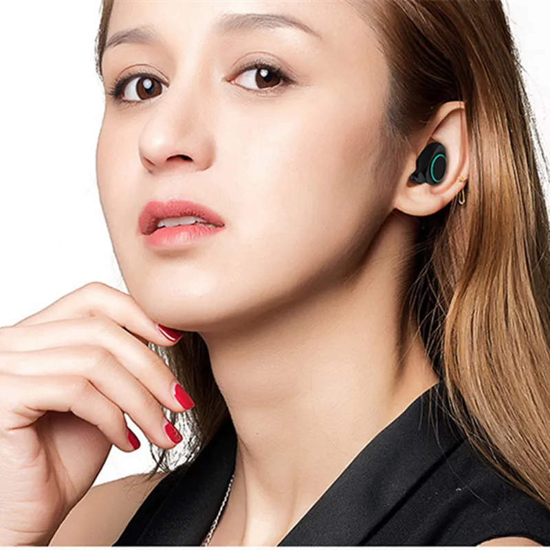 Wearbuds часы мини умные беспроводные Bluetooth наушники стерео TWS наушники-вкладыши для iPhone xiaomi huawei игровая гарнитура