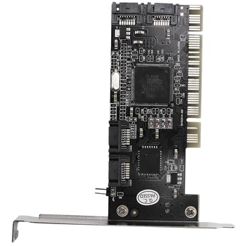 

3114 Array Card SATA Expansion Card 4-Port Expansion PCI to SATA Conversion Card
