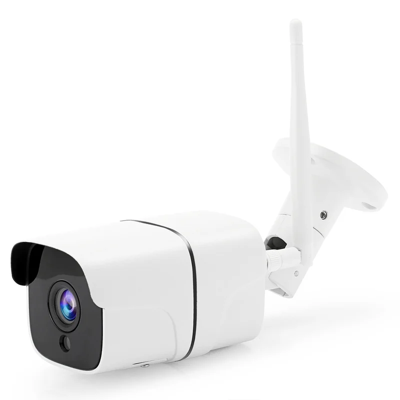 HD 1080P Беспроводная sd-карта слот звук для камеры 2.0MP видеокамера с Wi-Fi ночного видения металлическая Водонепроницаемая наружная камера