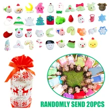 

20Pcs Mochi Squishy Toys Mini Animal Squishies Toys Stress Relief Reward Toy for Kids Kawaii Adult Venting Child Gift Fidget Toy