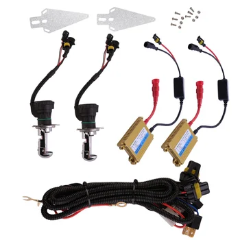 

2Pcs of H1 35W 6000K/8000K/10000K HID Head Light Ultra Slim Car for Light Kit with Pair of HID Ballast