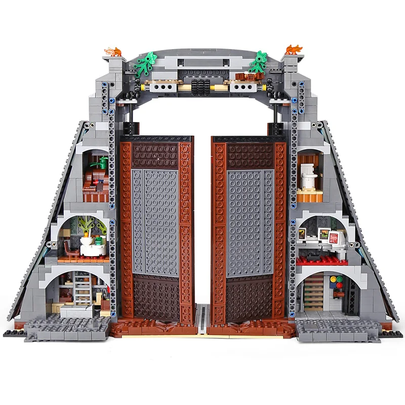 DHL 61001 креативные игрушки, совместимые с 75936 T. rex Rampage, игрушки динозавров, строительные блоки, кирпичи в сборе, Детский Рождественский подарок