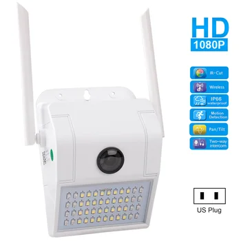 

Smart 1080P IP Camera Waterproof Wall Lamp IR Night Vision Motion Detection Smart Induction Lamp Outdoor Camera