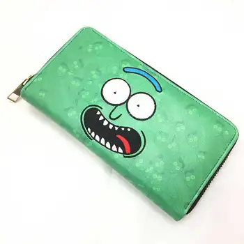 

Cute Cartoon Rick and Morty Purse Leather Long Wallet for Men Women Teenager Boy Girl Handy Clutch Zipper Wallets
