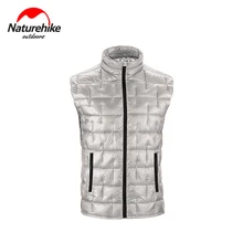 Naturehike зимний ультра-светильник жилет для мужчин и женщин светильник в виде лошадиной доспехи 95% гусиный пух 1000 футов жилет подкладка