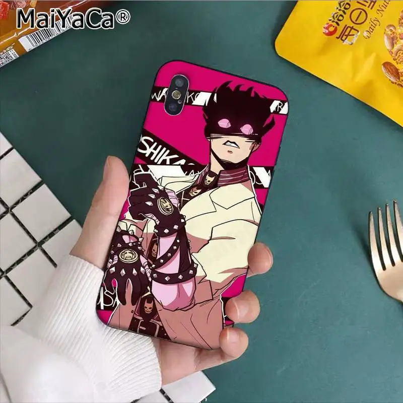 A12 MaiYaCa JoJo Необычные Приключения аниме мягкий черный чехол для телефона для iPhone 11 pro XS MAX 8 7 6 6S Plus X 5 5S SE XR чехол - Цвет: A12